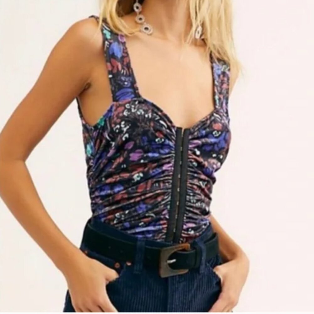 Free People Dottie Corset Tank Top Size XS